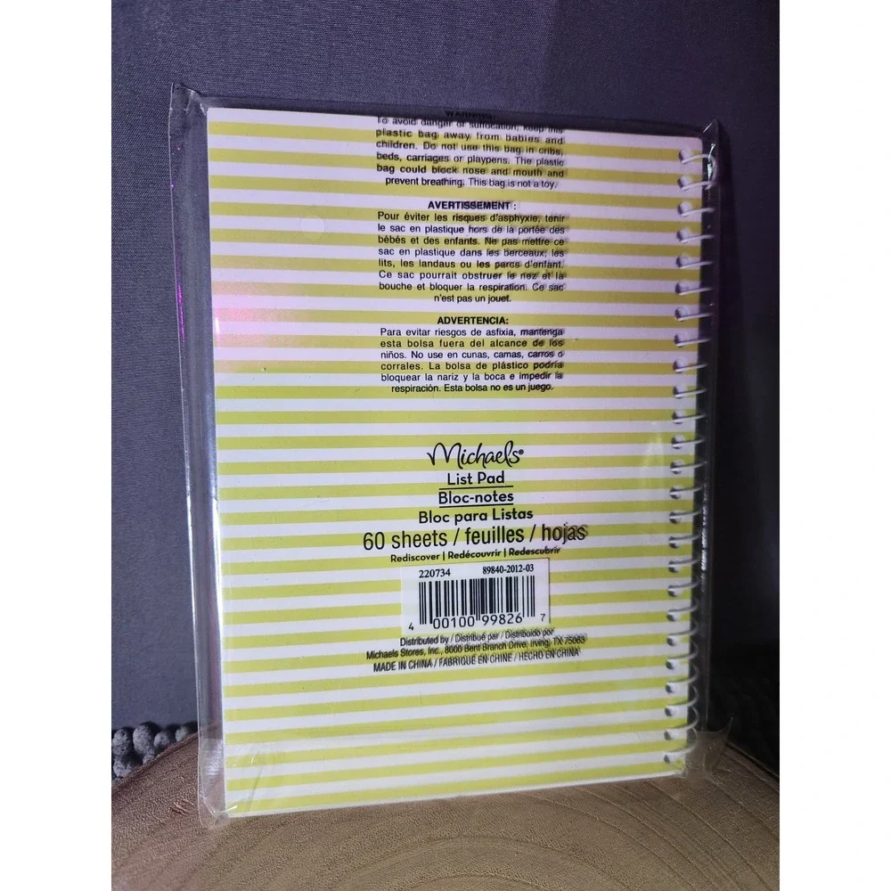 Michael's Journal Coquette Theme‎ 60 Sheets Pink Green Oval~NEW
